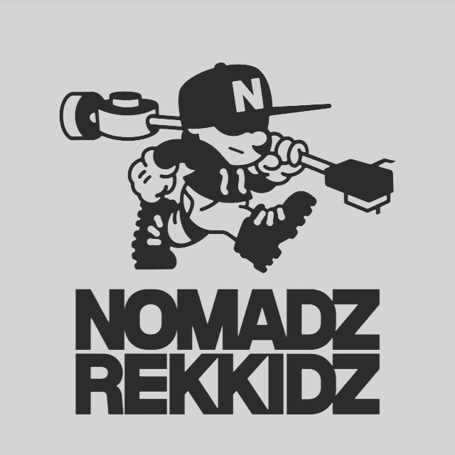 Nomadz Rekkidz logo lockup